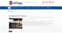 Desktop Screenshot of lasalle-francia.cl